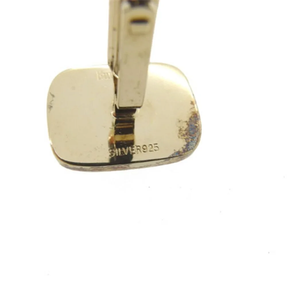 Burberry cuffs Gold Mens Authentic Used Y4024